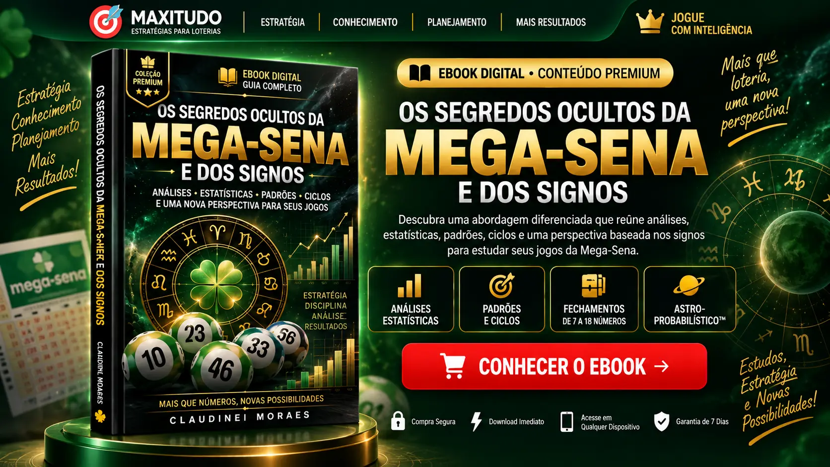 Os Segredos Ocultos da Mega-Sena e dos Signos - eBook Premium
